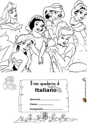 copertina quaderno italiano