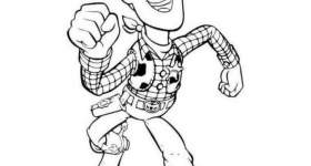 disegno toy story colorare woody