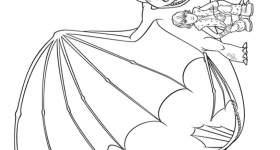 disegno dragon trainer colorare hiccup drago