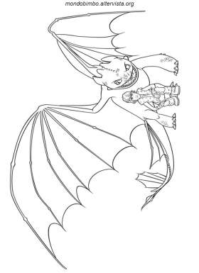 disegno dragon trainer colorare hiccup drago