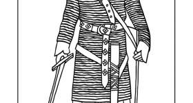 disegno soldati colorare del XIII secolo cavaliere